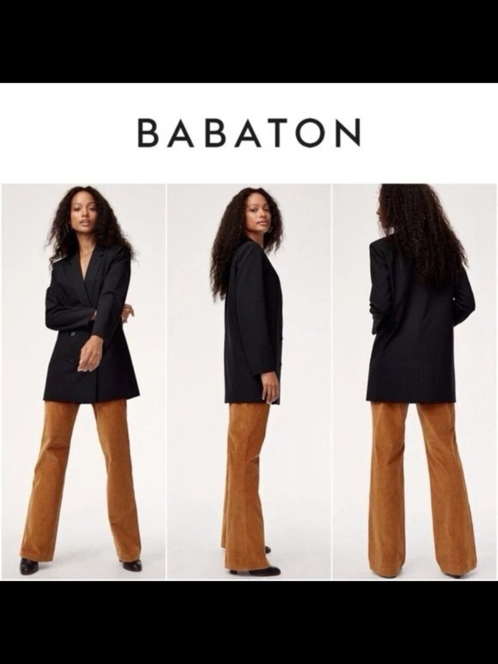 Aritzia Babaton Joey Corduroy Pants